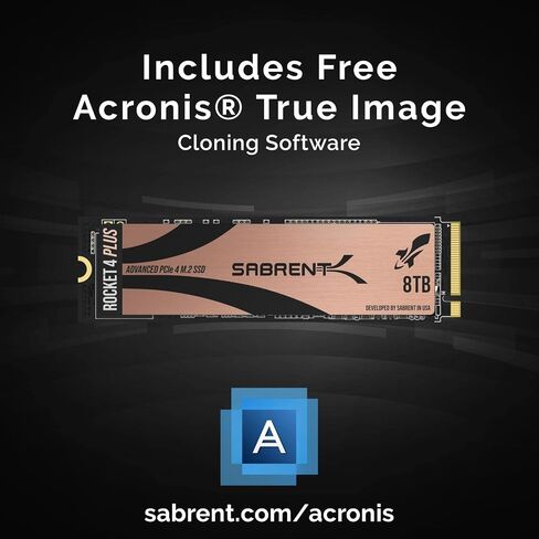 SABRENT 1TB Rocket 4 PLUS NVMe 4.0 Gen4 PCIe M.2 Internal SSD Extreme Performance Solid State Drive (Latest version) (SB-RKT4P-1TB) in Saudi Arabia