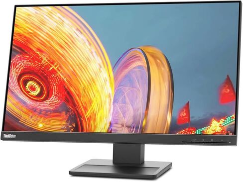 Lenovo ThinkVision E24q-20 شاشة LCD WQHD WLED مقاس 23.8 بوصة - 16:9 - أسود داكن in Kuwait