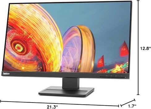 Lenovo ThinkVision E24q-20 شاشة LCD WQHD WLED مقاس 23.8 بوصة - 16:9 - أسود داكن in Kuwait