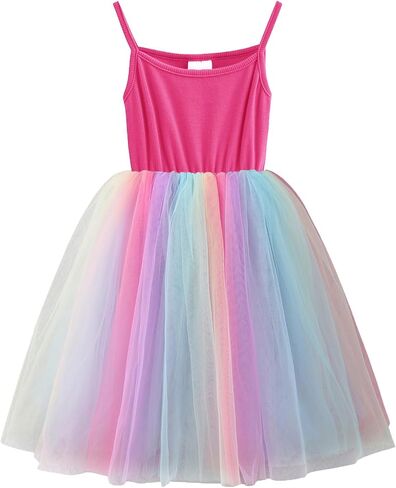 Baby Girls Tutu Dress Sleeveless Infant Toddler Princess Party Tulle Sundress in Saudi Arabia
