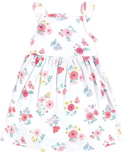 Hudson Baby Baby Girls Cotton Dresses, Butterfly Floral, 18-24 Months in Kuwait