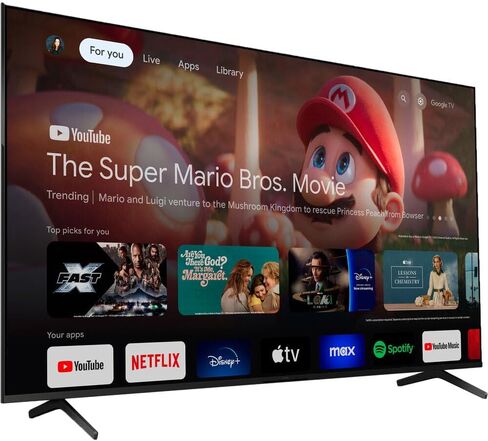 Sony BRAVIA 3 K55S30 55 inch 4K HDR Smart LED TV Bundle with Premiere Movie Streaming Package & TV Setup Bundle with Wall Mount + Surge Adapter + HDMI Cable & More (2024 Model) in Saudi Arabia