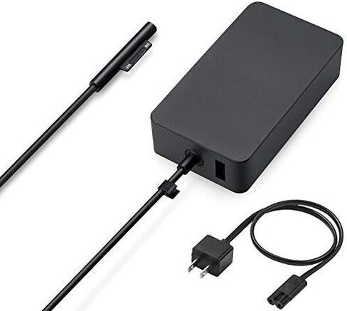 NewPlus Surface Pro Charger, New Surface Pro Charger, 44W 15V 2.58A, Compatible for Microsoft Surface Pro 3, Pro 4, Pro 5, Pro 6, Surface Laptop 1/2, Surface Book & Surface Go,with 5V 1A USB in Saudi Arabia