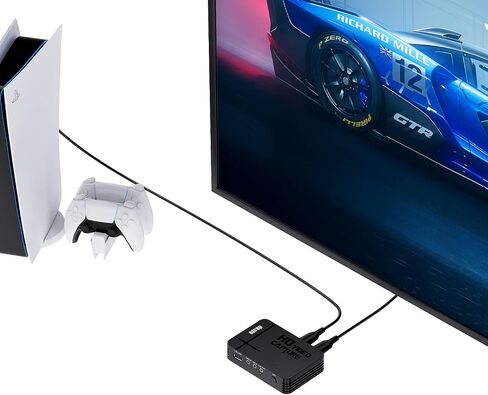 Ezcap288 1080P Game Capture Card via HDMI/AV Input, Support Mic-in, Compatible with Nintendo Switch PS4 and PS3, Xbox one, N64, VHS or Camcorder in Saudi Arabia