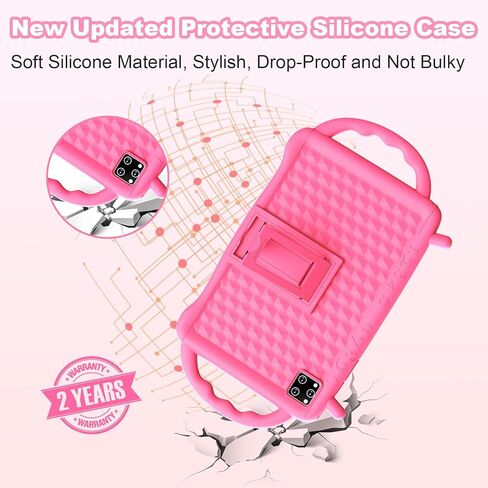 Kids Tablet 10 inch Android 14 Tablet for Kids Octa-Core 10+64GB GMS Certified Learning Tablet with WiFi 6, Bluetooth 5.2, Dual Camera, Parental Control Child Tablet with Drop-Proof Case in Kuwait