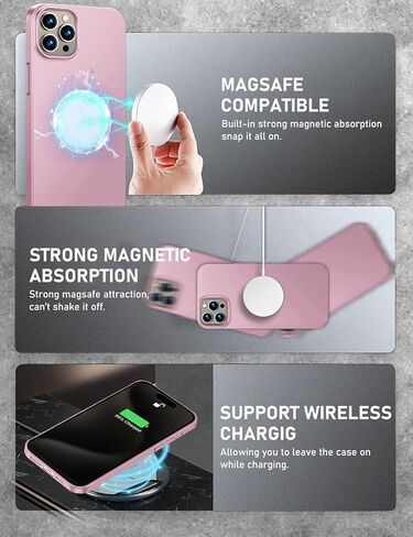 Gxmeuie for iPhone 15 Pro 5G Ultra Thin Case, [Silky Touch][Anti-Fingerprint], 15 Pro Slim Hard PC Matte Back Cover Anti-Scratch Shockproof Protective Cases for iPhone 15 Pro 5G 6.1-inch (Black) in Kuwait