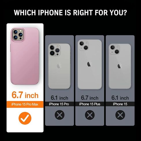 Gxmeuie for iPhone 15 Pro 5G Ultra Thin Case, [Silky Touch][Anti-Fingerprint], 15 Pro Slim Hard PC Matte Back Cover Anti-Scratch Shockproof Protective Cases for iPhone 15 Pro 5G 6.1-inch (Black) in Kuwait