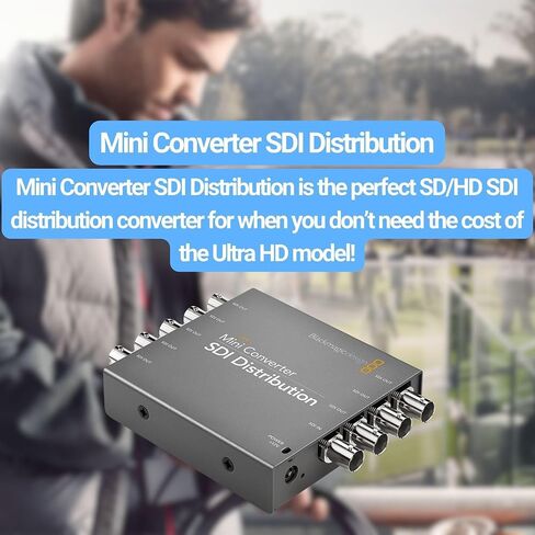 Blackmagic Design Mini Converter SDI Distribution Bundle with 25-Feet SDI Video Cable (BNC to BNC) and 6-Feet SDI Video Cable (BNC to BNC) (3 Items) in Saudi Arabia
