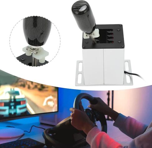 USB Shifter, 8 speed shifting Shifter for Logitech G29 G27 G25 G920 and T300RS GT Steering Wheel, USB Simulator Suitable for DiRT 2.0 4 WRC EST LFS in Saudi Arabia