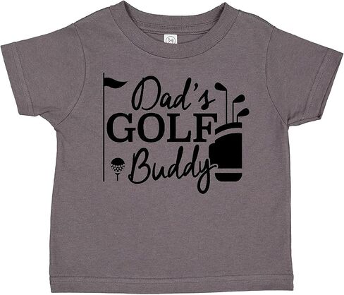 تي شيرت Inktastic Dad's Golf Buddy للأطفال الصغار in Kuwait