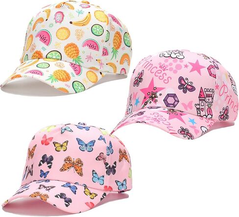 Baby Baseball Cap Baby Cap Sun hat Print Cartoon hat Kids Sun Hats for Adjustable Size for 3-7T in Saudi Arabia