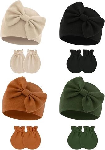 Cute Baby Mittens Newborn, No Scratch Baby Boy Mittens, Baby Girl Hat Gloves for Toddlers, Infant, Newborn in Saudi Arabia