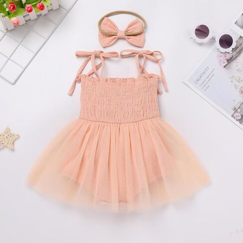 IDOPIP Baby Girl Berry One 1st Birthday Outfit Boho Romper Smocked Ruffle Tutu Dress with Headband for Cake Smash Photo Shoot in Saudi Arabia