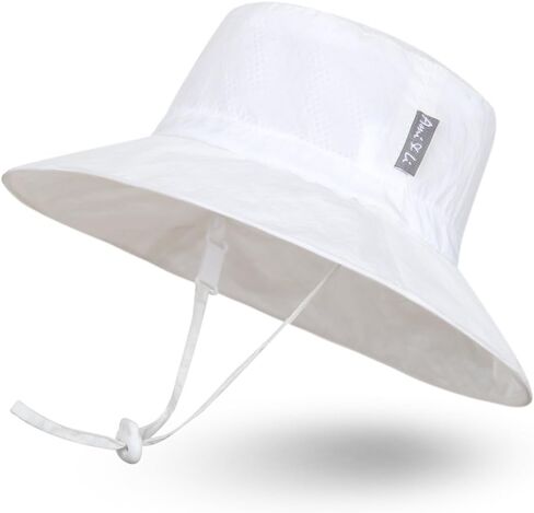 Ami&Li tots Baby Sun Hat سوبر خفيفة الوزن سامسونج الطفل قابل للتعديل Sunhat طفل UPF 50 + قبعة دلو واقية من الشمس in Kuwait