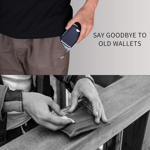 Magnetic Wallet Card Holder Compatible with MagSafe,iPhone Wallet with Adjustable Stand for iPhone 15/14/13/12 Series,Not for iPhone 13/12 Mini,3 Card Holder, Vegan Leather (Black) in Saudi Arabia