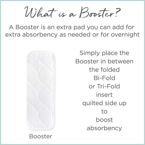 حفاضات قماشية ذكية قابلة لإعادة الاستخدام، مجموعة مكونة من 10 قطع، تناسب غطاء الحفاضات الهجين الصادق، تناسب غطاء الحفاضات الذكية الرائعة للأطفال، متوافقة مع حمالة الجيب، 5 طيات ثلاثية و5 معززات، مقاس متوسط/كبير in Kuwait