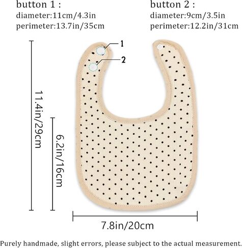 Muslin Baby Drooling Bibs Unisex Soft & Absorbent Multi-Layer Baby Bibs for Drooling and Teething Boys Girls in Saudi Arabia