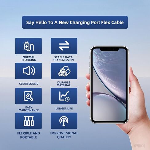 for iPhone Xs Dock Connector Charging Port Flex Cable Replacement OEM White Headphone Jack Mic Assembly Antanna Flex Ribbon Cable USB Charge Repair Tools Kit for A1920 A2097 A2098 A2099 A2100 in Saudi Arabia
