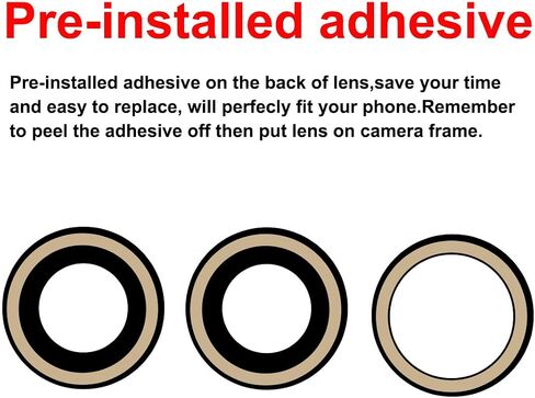 Original Back Rear Camera Lens Glass Replacement for iPhone 11 6.1 inches with pre-Installed Adhesive and Reparing Toolkit in Saudi Arabia