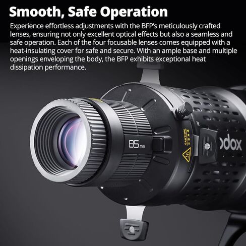 GODOX BFP Flash Light Projector, for DP400IIIV DP600IIIV QT400III SK400II MS300 AD600Pro Strobe Flash Light and GODOX Mount AD300Pro ML60IIBi with MLP-ID Iris + SA-09-001/002/003/004 + SA-11C/SA11T in Saudi Arabia