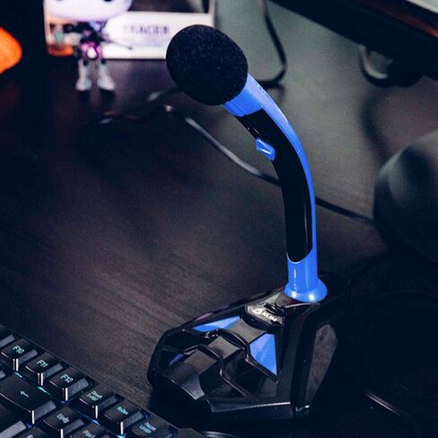 Klim Voice - USB Microphone Stand for Laptop for Laptop - Gaming Microphone PS4 - Blue - New Version in Saudi Arabia
