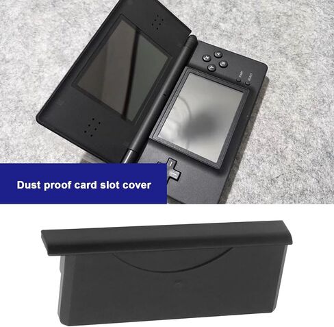 Card Slot Cover 62x23mm Dust Proof Cover for Game Console Compatible with DS Lite NDS Lite NDSL Replacement Card Slot Dust Case Cover Cap Black in Saudi Arabia