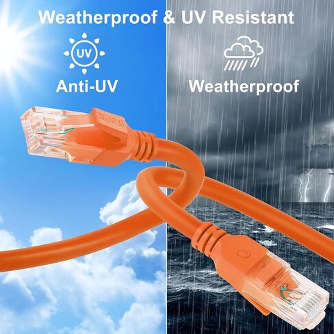 كابل إيثرنت فائق النعومة Cat 6 بطول 3.3 قدم (أسود). سلك LAN مرن عالي السرعة Rj45 للكمبيوتر الشخصي والتلفزيون والكمبيوتر. in Saudi Arabia