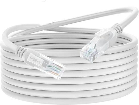 كابل إيثرنت فائق النعومة Cat 6 بطول 3.3 قدم (أسود). سلك LAN مرن عالي السرعة Rj45 للكمبيوتر الشخصي والتلفزيون والكمبيوتر. in Saudi Arabia