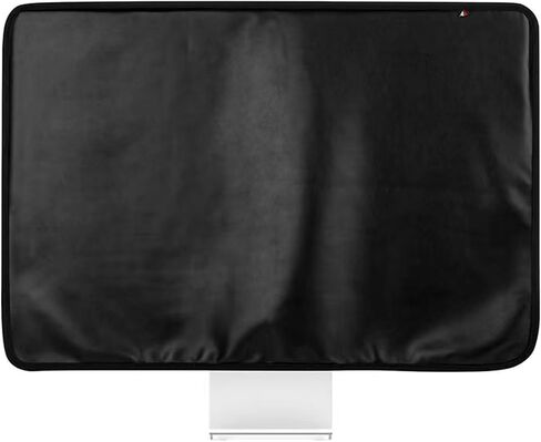 Monitor Dust Cover for iMac 24 inch PU Leather Anti-Static Dustproof Protective Cover for LCD/LED/HD Panel Case Computer Sleeve Monitor Dust Cover with Rear Pocket (Cyan, 24inch) in Saudi Arabia