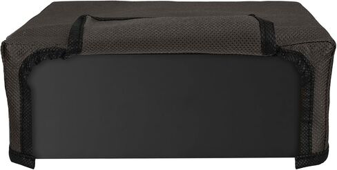 غطاء غبار kwmobile متوافق مع Canon Selphy CP1500 - حافظة الطابعة - غطاء واقي من القماش - رمادي داكن in Saudi Arabia