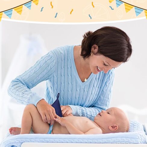 ALVABABY 4 Pcs Baby Boy Pee Covers, 3.5 * 4 In,Strong Water Absorption Pee Shield for Newborn Boy, 4-Layer Reusable Pee Cap, Diaper Changing Accessory for Baby Gift in Saudi Arabia