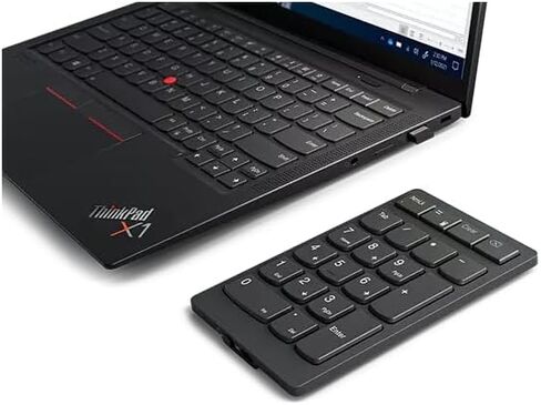 Lenovo Go Wireless Numeric Keypad - Wireless Connectivity - RF - 2.40 GHz Calculator, TAB, Equal, Esc Hot Key(s) - PC - Scissors Keyswitch - Storm Gray in Saudi Arabia