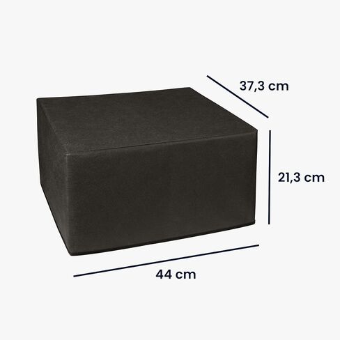 kwmobile Dust Cover Compatible with HP Smart Tank 7005 - Printer Case - Fabric Protector Cover - Dark Grey in Saudi Arabia