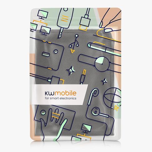 kwmobile Dust Cover Compatible with HP Smart Tank 7005 - Printer Case - Fabric Protector Cover - Dark Grey in Saudi Arabia