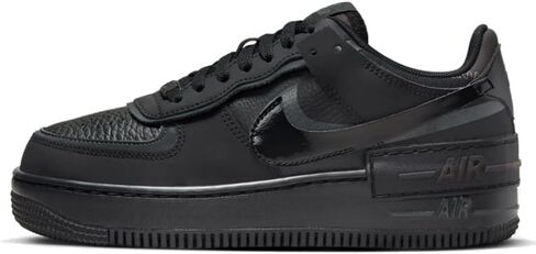 Nike Air Force 1 Shadow Women's Shoes (FB7582-001, Black/Anthracite/Velvet Brown/Black) Size 10 in Saudi Arabia