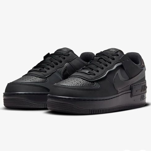 Nike Air Force 1 Shadow Women's Shoes (FB7582-001, Black/Anthracite/Velvet Brown/Black) Size 10 in Saudi Arabia
