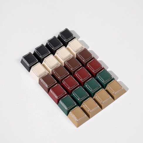 أغطية مفاتيح Gliging Cherry Profile PBT باللون الأزرق 1U R4 للوحة المفاتيح الميكانيكية لمفاتيح MX (24 قطعة) in Kuwait
