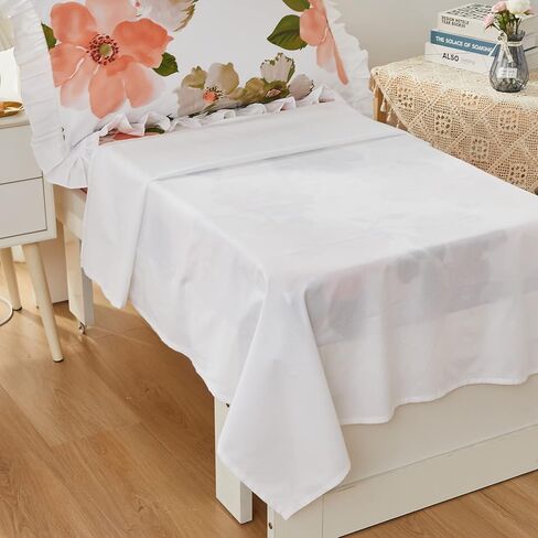 Brandream Toddler Bedding Set Girls Beige Floral Farmhouse Comforter Sheet Set 4 Piece Bed in A Bag Princess Kids Baby Bedding with Fitted Sheet Flat Sheet Pillowcase, Luxury Design in Kuwait