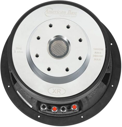 مضخم صوت American Bass XR-10D2 مقاس 10 بوصات مزدوج 2 أوم 2000 وات بحد أقصى 200 أونصة. مغناطيس فردي in Kuwait