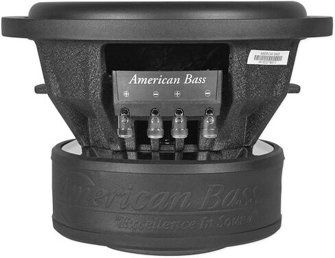 مضخم صوت American Bass XR-10D2 مقاس 10 بوصات مزدوج 2 أوم 2000 وات بحد أقصى 200 أونصة. مغناطيس فردي in Kuwait