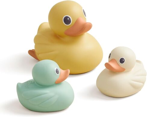 Itzy Ritzy Ducky Family - Set of 3 Duck Floating Bath Toys with Watertight Design (Duck) in Saudi Arabia