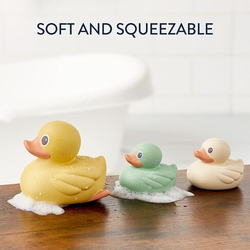 Itzy Ritzy Ducky Family - Set of 3 Duck Floating Bath Toys with Watertight Design (Duck) in Saudi Arabia