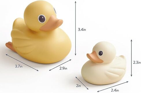 Itzy Ritzy Ducky Family - Set of 3 Duck Floating Bath Toys with Watertight Design (Duck) in Saudi Arabia