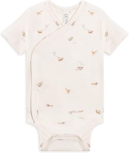 Colored Organics Short Sleeve Kimono Bodysuit in Saudi Arabia