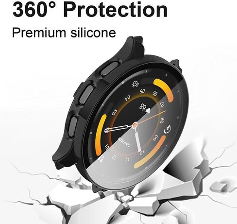Compatible for Garmin Venu 3S Case, Lamshaw Hard PC Case with Screen Protector Compatible for Venu 3S 41mm / Venu 3 45mm Smartwatch (Venu 3S 41mm, 2 Pack-Black+Black) in Saudi Arabia