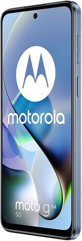 Motorola Moto G54 5G Dual SIM | 8+256GB ROM | GSM Unlocked Smartphone | 6.5" 120Hz IPS LCD Display | Android 13 | 50MP Camera | Li-Po 6000 mAh Battery | International Model - (Blue) in Saudi Arabia