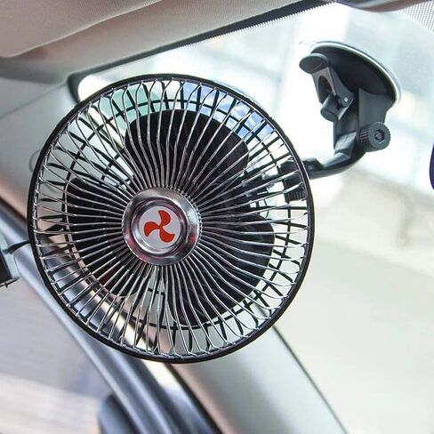 Unifizz Car Fans 12v Car Fans Plug in Car Fans Cooling 12v Fan Car Portable Car Fan for Car Interior ar Fan for Cigarette Lighter in in Saudi Arabia