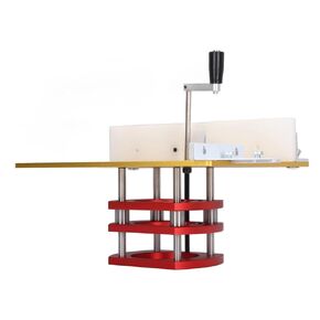 Router Lifting Base, Universal Router with Top Plate Manual Lifting Woodworking Slotting Trimming, Syringe Handpiece and Curing Light Sleeves (Black)