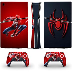 PEYANZ Skin compatible with P.S.5 Slim Console(Digital Edition) and Controllers Vinyl Sticker, Durable, Scratch Resistant, Bubble-free