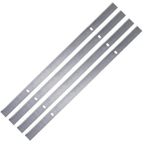 13 Inch HCS Planer Blades Cutters for 13" Wood Thickness Planer High Carbon Steel Planer Knives 13-Inch x 3/5-Inch x 1/14-Inch, Single Edge - 4 Pack